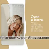 Quer investir em um visual novo e desconstruído? Corte seus fios, repique, faça o que te der vontade! E lembre-se: padrões foram feitos para serem quebrados. #AhazouBeauty #cabeleireiro  #cabelo  #cabeloperfeito  #hair  #hairstyle  #hairstylist #motivacional