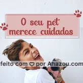 Pet amado é pet bem cuidado! Agende já uma consulta.  ❤?? #ahazou #pet #cuidado 