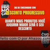 Chegou a oportunidade que você estava esperando para adquirir os seus óculos com a gente.
Dia do consumidor com desconto progressivo.
Aproveite para comprar quantos óculos você quiser e ganhe descontos de até XX%
Faça já o seu pedido!
#AhazouÓticas #oculos  #oculosdegrau  #oculosdesol  #otica  #oticas 