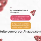 E aí, você opta pelo caminho fácil ou pelo caminho difícil, mas repleto de oportunidades? 🤔 Deixe a sua escolha aqui nos comentários! 👇🏻
#AhazouMktDigital  #marketing  #marketingdigital  #mktdigital  #socialmedia 