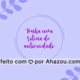 Fizemos uma listinha para você guardar e ler quando bater aquele desânimo! Quando se sentir mal, tire um tempo e cuide-se, nada é mais importante do que você mesmo.
#AhazouSaude  #qualidadedevida #bemestar #cuidese #saude