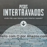 frases e posts para Composite material: Os blocos com interior vazado devem ser usados apenas em locais onde não haja circulação de pedestre, sendo uma escolha viável apenas para vagas de estacionamento e passeios.
#pisosintertravados #pisos #AhazouServiços 