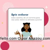  Viu só como é fácil? Vamos pôr em prática estes ensinamentos? ?
#AhazouFashion  #carrosselahz #costureira #costuraereparos
