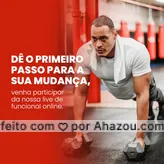 Anota aí na agenda, estamos te esperando para a nossa live de treino funcional. Venha se mexer com a gente.  💪#treinoonline #AhazouSaude #saúde #personaltrainer  #nopainnogain  #personal 