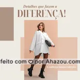 Os acessórios certos podem transformar qualquer look básico em algo extraordinário! Encontre os detalhes que vão ressaltar sua personalidade e adicionar charme ao seu visual. Visite nossa loja e confira nossa seleção de acessórios que irão elevar seu estilo. Explore as possibilidades agora mesmo pelo link em nossa bio! ✨💼 #DetalhesQueFazemADiferença #AcessóriosEstilosos #ConfiraAgora #AhazouFashion #fashion  #moda  #OOTD  #outfit  #style 