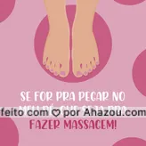 No mínimo, né?! ???
#pegarnopé #massagem #AhazouSaude  #massoterapia #relax #quickmassage