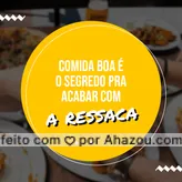 Receita melhor não há!? 

#DiadaRessaca #Ressaca #AhazouTaste #Gastronomia 
