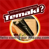 Se a vida fosse como o The Voice, você viraria a sua cadeira agora? ? #temaki #ahazoutaste #comidajaponesa