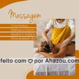 A massagem é uma das melhores formas de conexão entre o corpo e a mente! Conecte-se! #AhazouSaude  #quickmassage #massagem #massoterapia #relax #massoterapeuta #mente #conexão #frases #motivacional