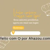 É com muita alegria que revelamos nossa nova loja! Uma jornada de sabores inexplorados aguarda por vocês. Venham fazer parte deste capítulo delicioso da nossa história. Estamos ansiosos para compartilhar cada sabor único com você! 🍷🍇 #DescubraSabores #GastronomiaRenovada #ahazoutaste #culinaria  #foodie  #foodlover  #gastronomia  #instafood 
