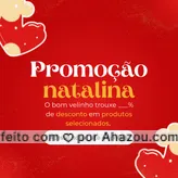O Natal chegou trazendo desconto para você! Acesse o nosso site e garanta preços imperdíveis em seus produtos favoritos. #ahznoel #natal #food #gastronomia #promocional #promoção #AhazouPrazer 
