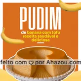 frases e posts para vegan food: Ingredientes: 2 bananas maduras, 180 g de tofu orgânico liv up, 1 colher (chá) de extrato de baunilha, ¼ colher (chá) de estévia. Preparo: Antes de tudo, bata todos os ingredientes no liquidificador. Experimente e veja se é necessário adoçar um pouquinho mais caso precise. Depois disso, é só colocar em um recipiente e levar para gelar. Após isso é só aproveitar, lembrando que a validade dele na geladeira é de 3 dias, então coma rápido.😋 #ahazoutaste #crueltyfree #fit #eat #foodlovers #ilovefood #instafood #vegan #vegetariano #veggie
