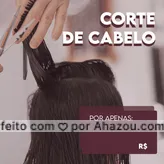 Aproveite já essa super promoção, agende já o seu horário!! #ahazoubeleza #corte 