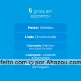 Agora que você aprendeu essas gírias, comenta aqui em baixo uma frase utilizando cada uma. E se você conhecer alguma outra gíria, explica nos comentários o significado e dê exemplos de utilização! 🤩
#aulasdeespanhol #AhazouEdu #aulaparticular #aulaemgrupo #expressões #gírias