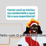 Todo mundo tem uma história por trás do motivo ao qual escolhe, se identifica e segue uma religião, conta pra gente a sua, como você se iniciou no candomblé e a sua experiência. #enquete #pergunta #resposta #candomblé #religião #matrizafricana #fé #espiritualidade #AhazouFé