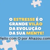 Não deixe o estresse do dia a dia roubar as atenções que você deveria dar para a sua evolução. A sua mente precisa de descanso, por isso invista em tratamentos para relaxar e buscar conexão consigo mesmo. 
#AhazouSaude  #bemestar  #energia  #saude  #terapiascomplementares  #vivabem #evoluçãodamente
