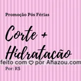 Não perca essa promoção e venha cuidar das madeixas! #cabelos #hair #ahazoucabelo #promocao #posferias