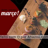 Que março chegue com muita comida gostosa! <3
#ahazoutaste #março #bemvindomarço #foodfeed #ilovefood #foodlovers
