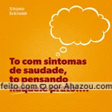 Ainda bem que não precisa ficar só no pensamento, peça agora mesmo! ?? 
#diadasaudade #saudade #ahazoutaste  #ilovefood #instafood #foodlovers