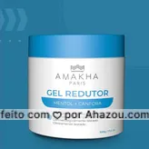 Além de manter uma vida saudável você também pode agregar produtos que auxiliam da redução de medidas. O Gel Redutor contém Mentol e Cânfora, que em contato com a pele provocam um efeito chamado criogênico, baixando a temperatura local corporal, o que auxilia na dissolução dos nódulos de gordura, drenando toxinas, aumentando o fluxo sanguíneo e auxiliando na queima de gorduras. O Gel Redutor da Amakha Paris atua no combate da flacidez e celulite. #ahazourevenda #ahazouamakha