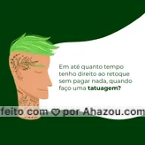 Depende de cada profissional, mas cerca de um mês depois é quando o tatuador já tem condições de avaliar o retoque e fazer nova sessão, sem cobrar a mais por isso.
 #tattoofloral  #tattoos #AhazouInk #tattootradicional  #tatuagem  #tracofino 