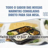 Sem tempo de preparar suas refeições da semana? Nós somos a solução, peça nossas marmitas congeladas. Sabor e qualidade direto para sua mesa. #comidacaseira #comidadeverdade #marmitando #ahazoutaste #marmitas #marmitex #quentinha #marmitacongelada #qualidade #sabor #opçoes #cardápio