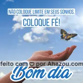 A fé é um ótimo combustível para os sonhos. Bom dia! 🤩
#fé #bomdia #ahazou #motivacional   #frasesmotivacionais 