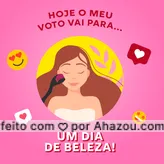 Ué, não pode votar nisso não? ??? 
#DiadeBeleza #Voto #AhazouBeauty  #estetica #beauty #beleza