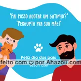 Quase todo pai tem essa resposta na ponta da língua. E geralmente quem mais se apega ao bichinho é ele, não é mesmo? Responde aqui nos comentários se seu pai também é assim 😜
#AhazouPet #petoftheday  #petsofinstagram  #petlovers  #ilovepets  #dogsofinstagram  #dogs  #cats 