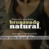 Quer fazer um bronzeado natural? Então já sabe o lugar certo para marcar o seu horário. Esperamos você! #AhazouBeauty #bronzeadonatural #bronzeado #agenda