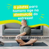 frases e posts para Pilates Para Estresse : Anda muito estressado? O pilates pode te ajudar, venha conferir! #AhazouSaude #fitness  #pilates  #pilatesbody  #pilateslovers  #workout 