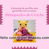 Venhá conferir nossos brinquedos de crochê, não deixe seu filho de fora dessa, a diversão é garantida.🪡 #AhazouFashion #tricot  #encomendas  #costureira 