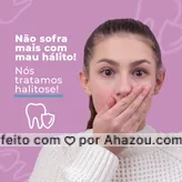 Nós realizamos tratamento para halitose! Venha hoje mesmo!#AhazouSaude #bemestar  #odonto  #odontologia  #saude 