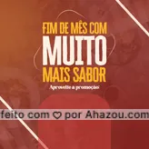 frases e posts para restaurant: Quem disse que no final do mês você não pode saborear pratos deliciosos? Aproveite os preços especiais da última semana e faça seu pedido agora mesmo. Aqui você encontra muito mais sabor por um preço que cabe no seu bolso! 🍽️🤤 #promoção #desconto #promo #restaurante #AhazouTaste #AhazouPack #culinaria  #foodie  #gastronomia  #gastronomy
