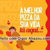 Aqui você se surpreende a cada mordida da nossa pizza. E aí, qual vai ser o sabor de hoje? 😋🍕
#ahazoutaste #pizza  #pizzalife  #pizzalovers  #pizzaria 
