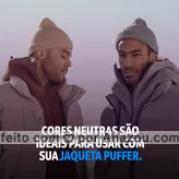 A jaqueta puffer é muito confortável, afinal ela veio lá do mundo dos esportes. E fica mais fácil aproveitar essa peça nos seus looks se você utiliza outras peças em cores neutras, como preto, branco e bege.

#AhazouFashion #jaquetapuffer #moda #fashion #dicasfashion #lookdodia #style #estilo #beautiful #look #jeans