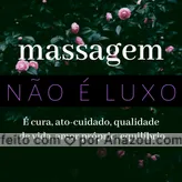 Durante a massagem, existe uma grande troca de energia, onde através de algumas técnicas se trabalha o sistema circulatório, linfático, nervoso e energético. Para que ela possa trazer o máximo de benefícios, não abra mão de um profissional. #massagem #ahazou #tratamento #dica
