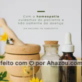 O foco da homeopatia é ajudar o paciente a se tratar e ficar curado. Valorizando a pessoa em sua totalidade e não apenas os sintomas da doença. 💚 
21 de novembro - dia nacional da homeopatia
#AhazouSaude #bemestar #saude #vivabem #homeopatia #dianacionaldahomeopatia 