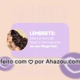 frases e posts para cuidados com o mega: O segredo para seu mega ficar sempre bonito é estar com a manutenção em dia. Então aproveite e venha já cuidar dos seus cabelos. Entre em contato 📱 (inserir número) e agende um horário para manutenção do seu mega. #cabeloperfeito #hair #hairstylist #AhazouBeauty #hidratacao #cabeleireiro #salaodebeleza #cabelo #megahair #manutenção #cuidados