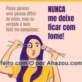 Mais alguém por aí que é assim?😂 Aqui a conquista é pelo estômago! Então traga seu crush para o nosso restaurante que garantimos: é conquista na certa!🥰  #ahazoutaste  #foodlover  #foodie  #gastronomia  #instafood #engraçado #meme
