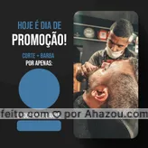 Que tal agendar o seu horário agora mesmo para dar um trato de respeito no seu visual? Entre em contato conosco pela DM ou através do nosso número (inserir contato) e aproveite essa promoção imperdível. #AhazouBeauty #promoção #barba  #barbearia  #barbeiro  #barbeiromoderno 