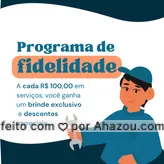 Cliente fiel merece ser reconhecido, por isso preparamos uma surpresinha especial para você que sempre está com a gente. A cada R$100,00 reais gastos com a gente, você ganha um brinde e descontos exclusivos, aproveite! Entre em contato e saiba mais sobre nossa promoção para clientes fiéis.  #AhazouServiços #programadefidelidade #promoção #clientes #home #casa #atendimento  #residencia  #servicos 