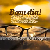 Não tem sensação melhor do que limpar as lentes dos óculos e enxergar o mudo claro novamente! #bomdia #oticas #postdefrase #AhazouÓticas #goodmornig #postdebomdia