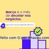 Chegou a hora do seu negocio sair da inercia e voar alto. Aproveite nossa agenda aberta e reserve já o seu horário. #marketingdigital #marketing #mktdigital #AhazouMktDigital #redessociais #socialmedia #serviços #agenda #agendaaberta #agendaabertamarço