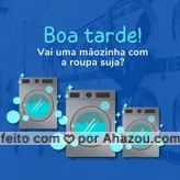 frases e posts para câmeras e óptica: Deixa que a gente higieniza, cuida e devolve as peças brilhando pra você 😊 #AhazouServiços #frasesdeboatarde #lavanderia #roupas #roupalimpa #peças #frase