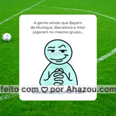 Esse sim foi um belo de um embate. E aí, o que você achou desse grupão da Champions? 👀 Conta aqui nos comentários! 👇🏻⚽
#ahazou #champions #memesdachampions #championsleague #futebol