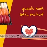 Um é pouco, dois é pouco, três é pouco e nunca é demais! ???
#Sushi #SushiLovers #CarrosselAhz #ahazoutaste  #japanesefood #comidajaponesa