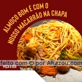 frases e posts para Menta: Se tem almoço melhor que esse, nós ainda não experimentamos! ??? 
#macarraonachapa #Macarrao #ahazoutaste  #comidaitaliana #cozinhaitaliana