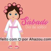 Sábado é o dia oficial de ficar diva no salão. Já agendou seu horário? #salaodebeleza #ahazou #beleza #sabado