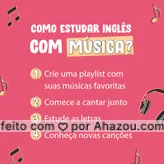 frases e posts para dicas para aprender inglês: E você? Já usa esse método para aprender inglês? ?? #AulasdeIngles #AhazouEdu #DicasIngles #AhazouEdu 